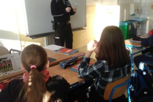 Beseda s policistou