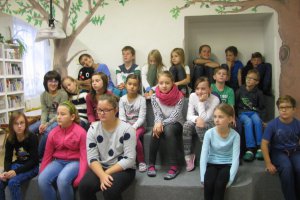 Čtenářská dílna v knihovně - 4. A
