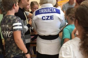 Den s mistryní ČR v judu - 5. A